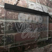 Good Vibes Only Party Room LED Light Sign - LED Gift Works