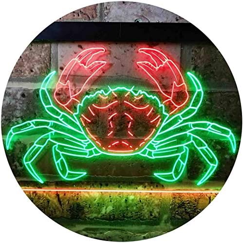 Crab Seafood Ocean Display LED Light Sign - Way Up Gifts