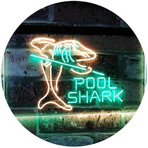 Billiards Pool Shark LED Light Sign - Way Up Gifts