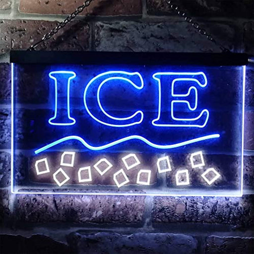 Ice Bags Supply Shop LED Light Sign - Way Up Gifts