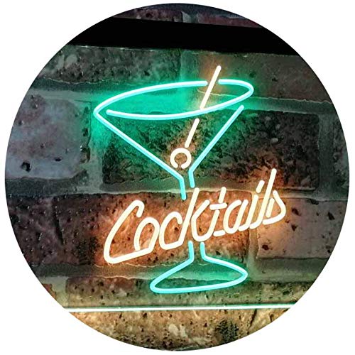 Cocktails LED Light Sign - Way Up Gifts