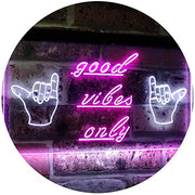 Good Vibes Only LED Light Sign - LED Gift Works