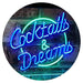 Cocktails & Dreams LED Light Sign - Way Up Gifts