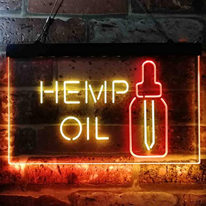 Hemp Oil LED Light Sign - LED Gift Works