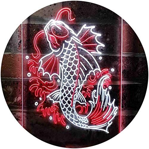 Koi Fish Display LED Light Sign - Way Up Gifts