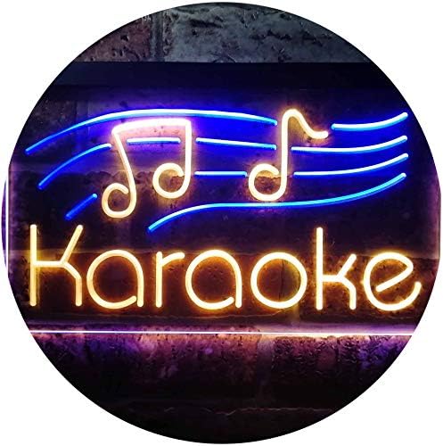 Karaoke Music Notes LED Light Sign - LED Gift Works