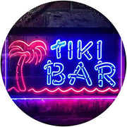 Tiki Bar Palm Tree LED Light Sign - LED Gift Works