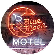 Blue Moon Motel LED Light Sign - LED Gift Works