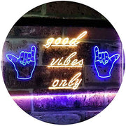 Good Vibes Only LED Light Sign - LED Gift Works