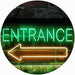 Entrance Left Arrow LED Light Sign - Way Up Gifts