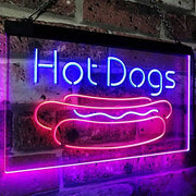 Hot Dogs LED Light Sign - LED Gift Works