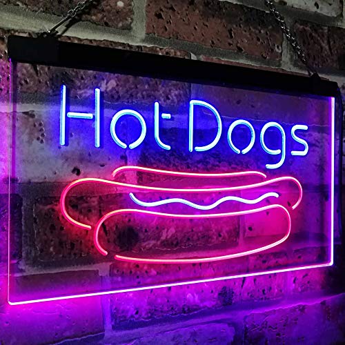 Hot Dogs LED Light Sign - LED Gift Works