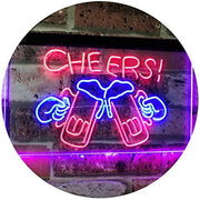 Beer Mugs Cheers LED Light Sign - LED Gift Works