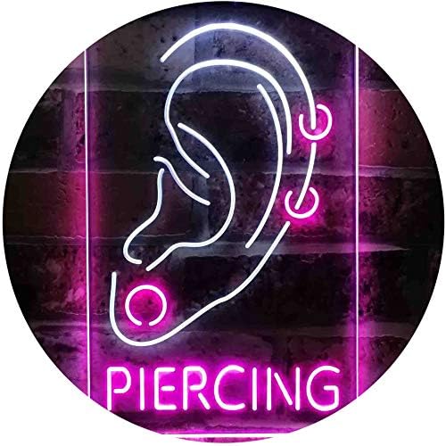 Ear Piercing Display LED Light Sign - LED Gift Works
