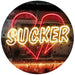 Love Broken Heart Sucker LED Light Sign - Way Up Gifts