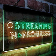 Streaming in Progress Display LED Light Sign - LED Gift Works