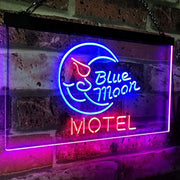Blue Moon Motel LED Light Sign - LED Gift Works