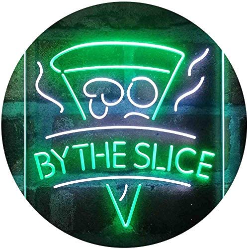 Pizza by The Slice LED Light Sign - LED Gift Works
