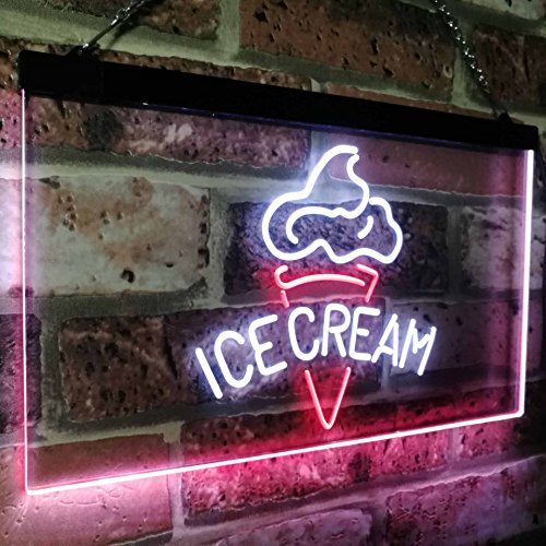 Ice Cream LED Light Sign - LED Gift Works