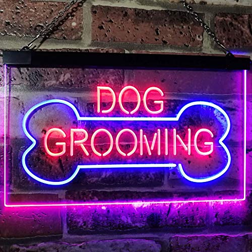 Dog Grooming LED Light Sign - Way Up Gifts