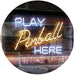Arcade Game Room Play Pinball Here LED Light Sign - Way Up Gifts
