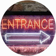 Entrance Right Arrow LED Light Sign - LED Gift Works