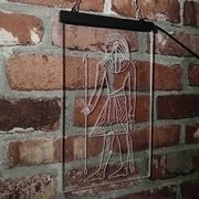 Egyptian Pyramids Ancient Egypt Menes Pharaoh LED Light Sign - LED Gift Works