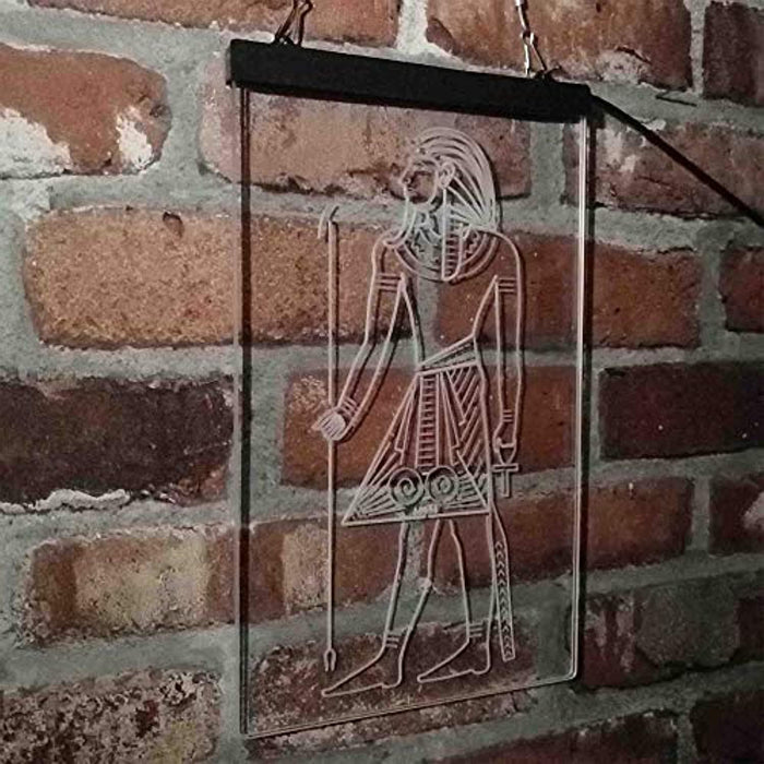 Egyptian Pyramids Ancient Egypt Menes Pharaoh LED Light Sign - Way Up Gifts