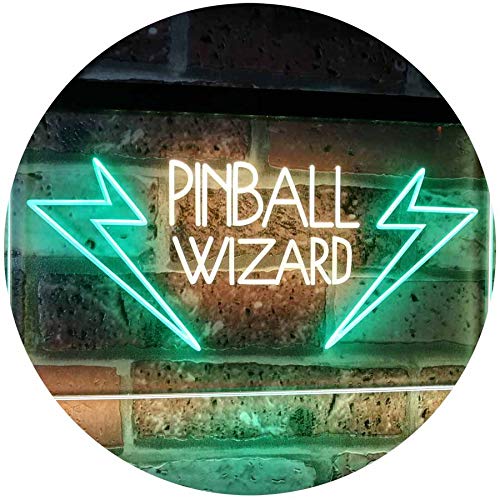 Arcade Game Room Pinball Wizard LED Light Sign - Way Up Gifts