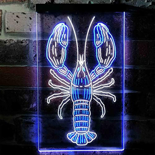 Lobster Seafood Restaurant LED Light Sign - Way Up Gifts