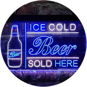 Ice Cold Beer Sold Here LED Light Sign - LED Gift Works