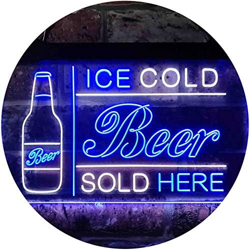 Ice Cold Beer Sold Here LED Light Sign - LED Gift Works