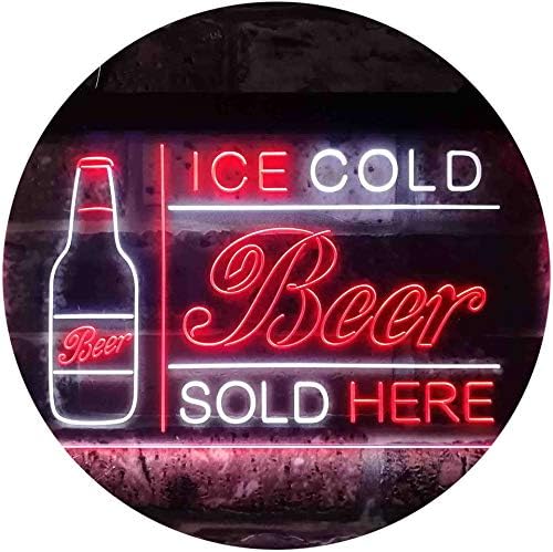 Ice Cold Beer Sold Here LED Light Sign - LED Gift Works