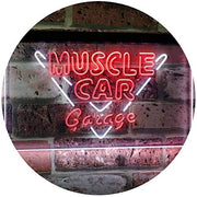 Muscle Car Garage LED Light Sign - LED Gift Works