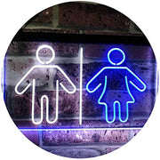 Restrooms LED Light Sign - LED Gift Works