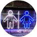 Restrooms LED Light Sign - Way Up Gifts