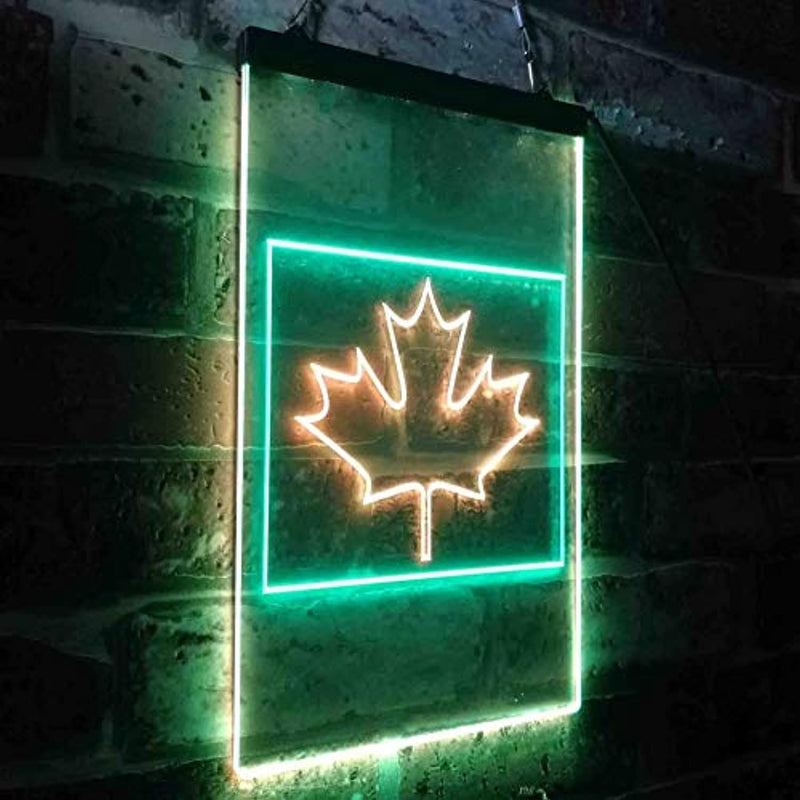 Canada Canadian Maple Leaf LED Light Sign - LED Gift Works