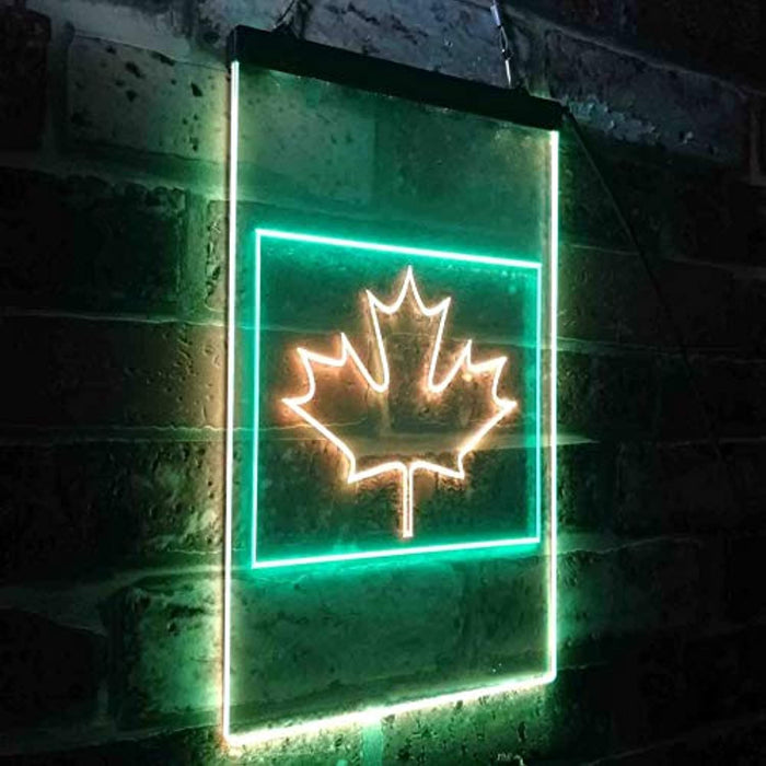 Canada Canadian Maple Leaf LED Light Sign - Way Up Gifts