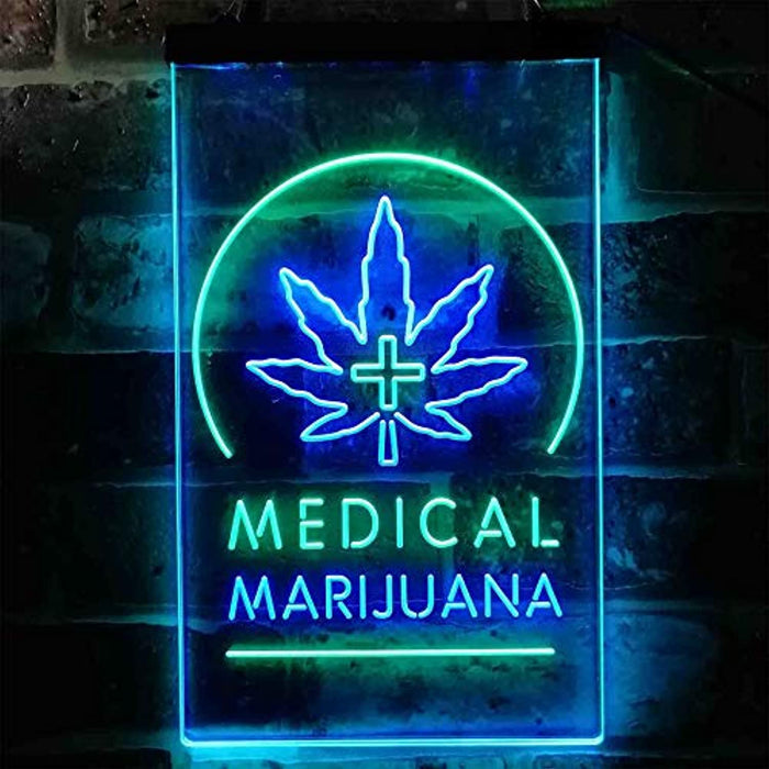 Medical Marijuana LED Light Sign - Way Up Gifts