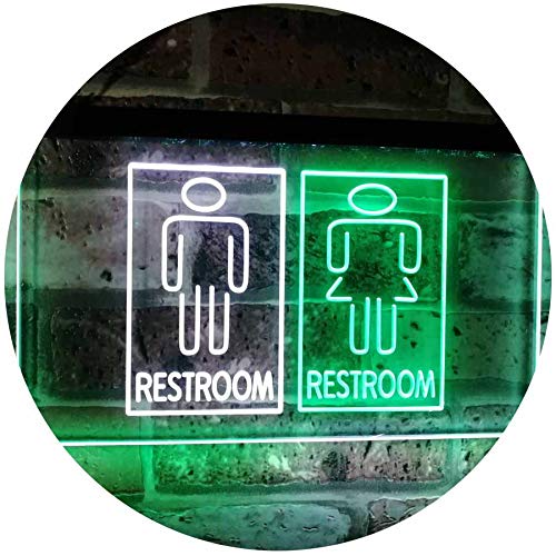 Male Female Restroom LED Light Sign - Way Up Gifts