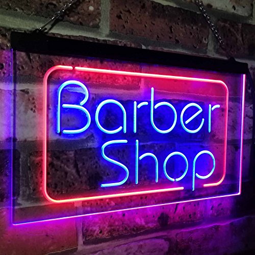 Barber Shop LED Light Sign - LED Gift Works