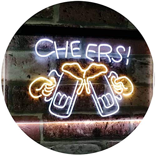 Beer Mugs Cheers LED Light Sign - Way Up Gifts
