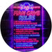 Man Cave Rule Game Room LED Light Sign - Way Up Gifts