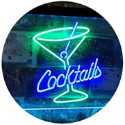 Cocktails LED Light Sign - LED Gift Works