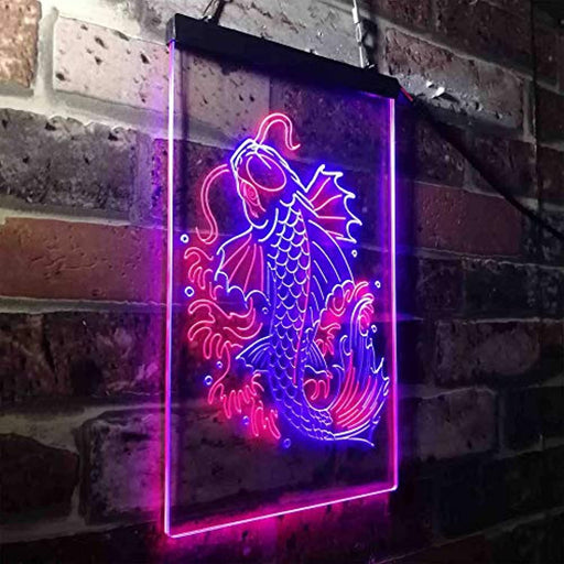 Koi Fish Display LED Light Sign - LED Gift Works