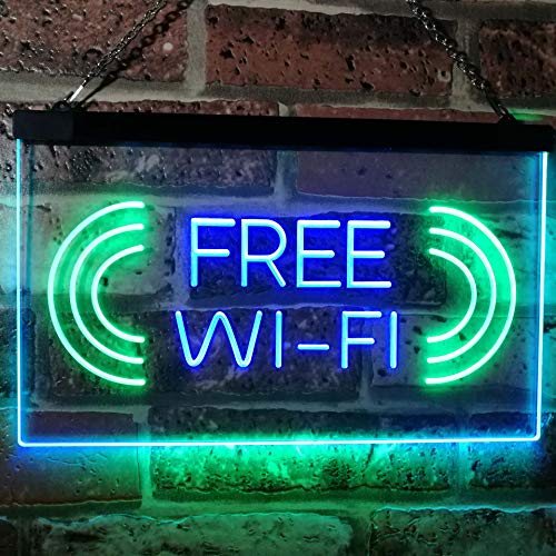 Internet Free Wi-Fi LED Light Sign - Way Up Gifts