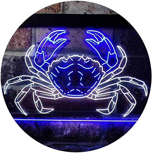 Crab Seafood Ocean Display LED Light Sign - Way Up Gifts