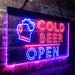 Bar Cold Beer Open LED Light Sign - Way Up Gifts