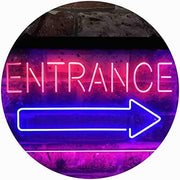 Entrance Right Arrow LED Light Sign - LED Gift Works