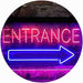 Entrance Right Arrow LED Light Sign - Way Up Gifts